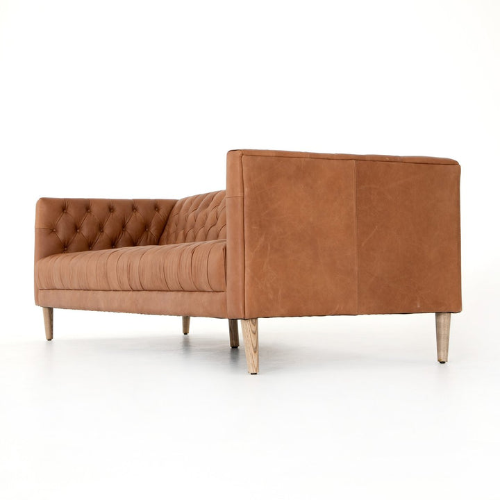 Harris Leather Sofa - 90" - Natural Washed Camel