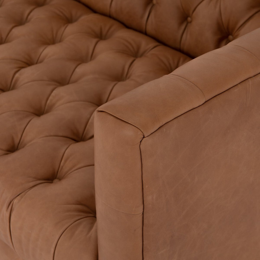 Harris Leather Sofa - 90" - Natural Washed Camel