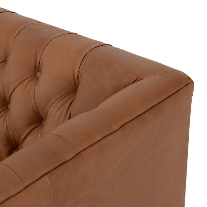 Harris Leather Sofa - 90" - Natural Washed Camel