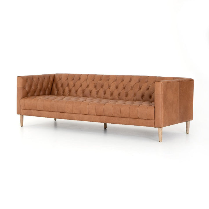 Harris Leather Sofa - 90" - Natural Washed Camel