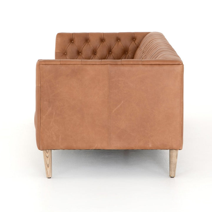 Harris Leather Sofa - 90" - Natural Washed Camel