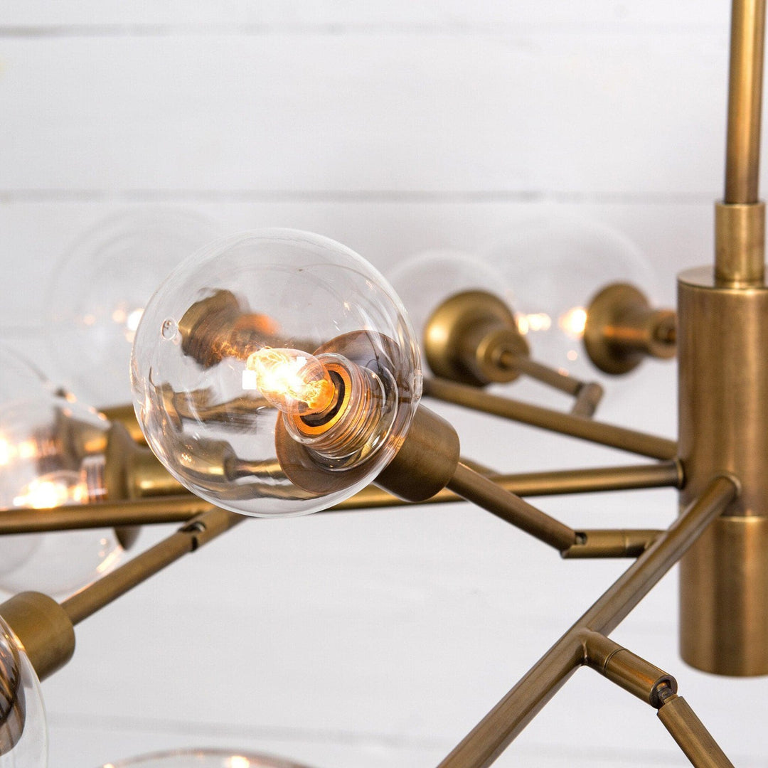 Kinley Chandelier - Matte Brass