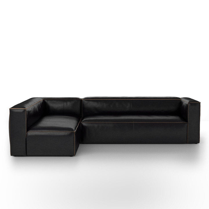 Finsbury Sectional - Rider Black - 2-Piece Right Chaise Facing