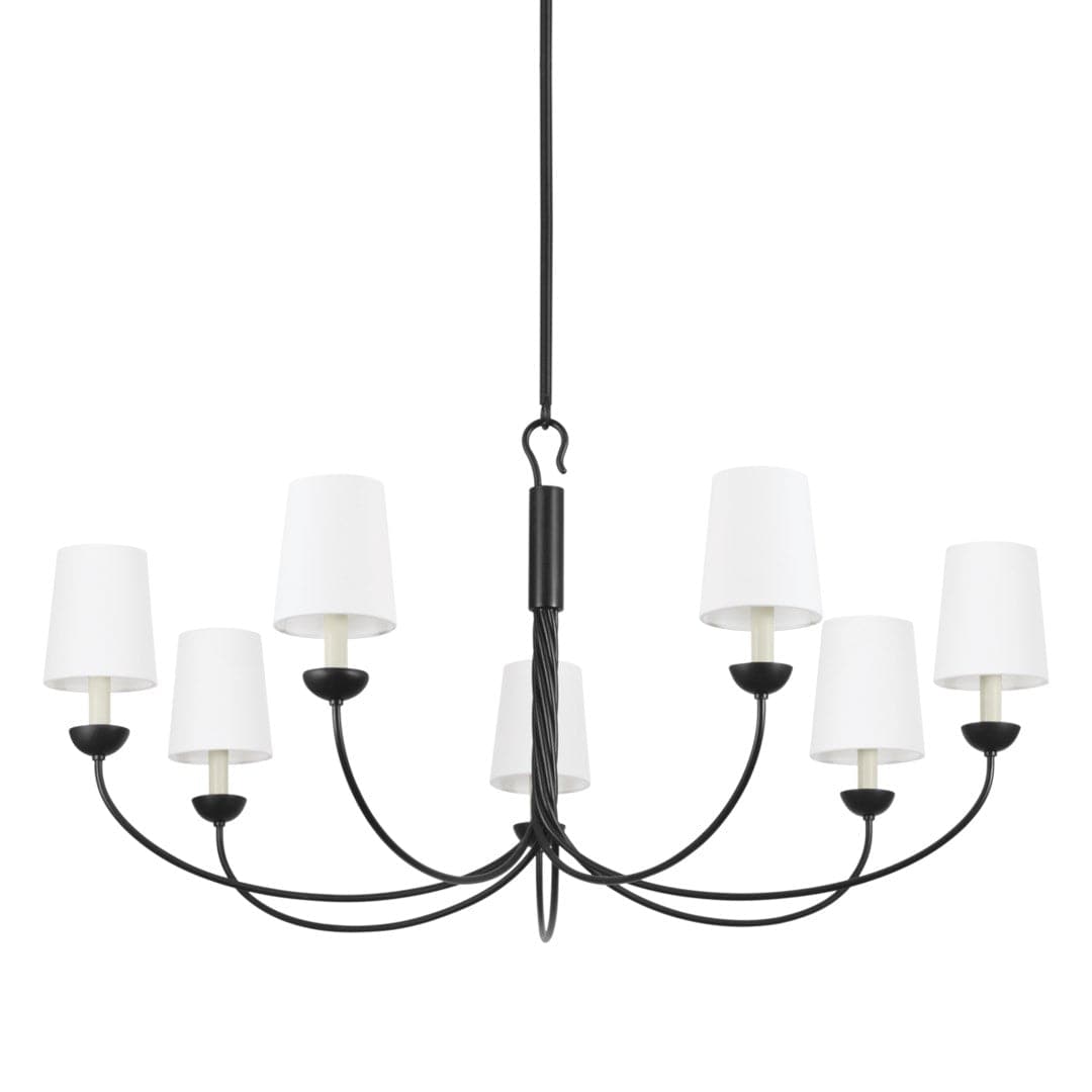 Montpelier Chandelier-Hudson Valley-HVL-5307-AI-Chandeliers7 Light-Aged Iron-3-France and Son