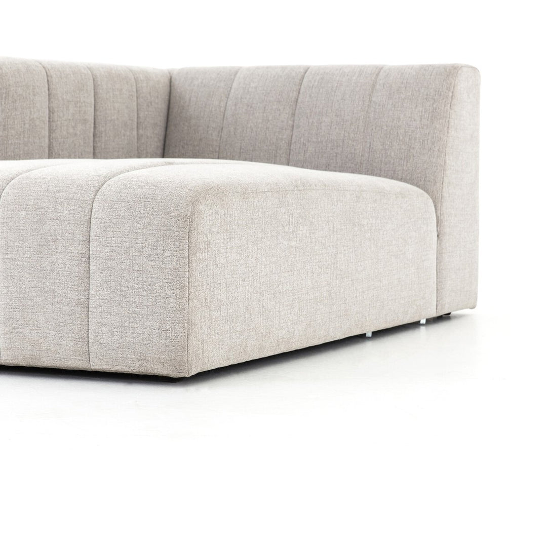 Build Your Own: Ashford Channeled Sectional - Left Chaise - Napa Sandstone