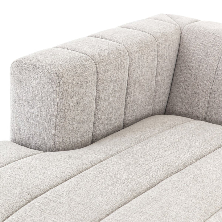 Build Your Own: Ashford Channeled Sectional - Left Chaise - Napa Sandstone