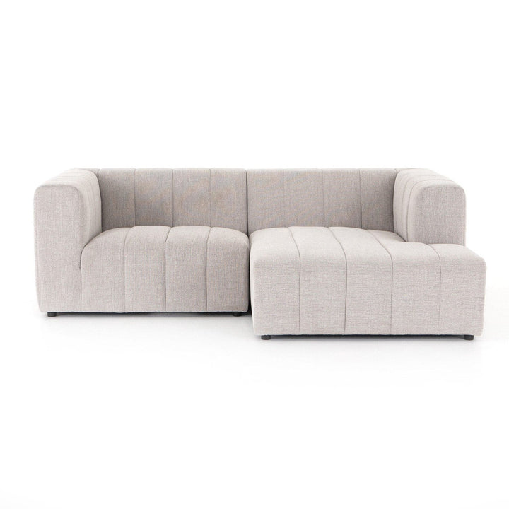 Harrington Channeled 2-Piece Sectional - Napa Sandstone - Right Arm Facing