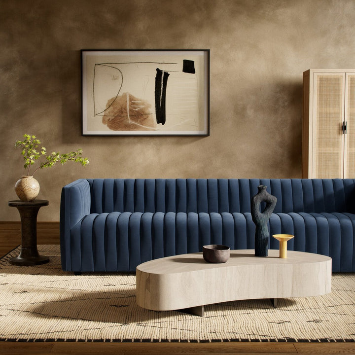 Donovan Sofa - Sapphire Navy - 97"