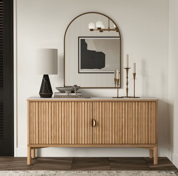 Co.House Olive Reeded Sideboard