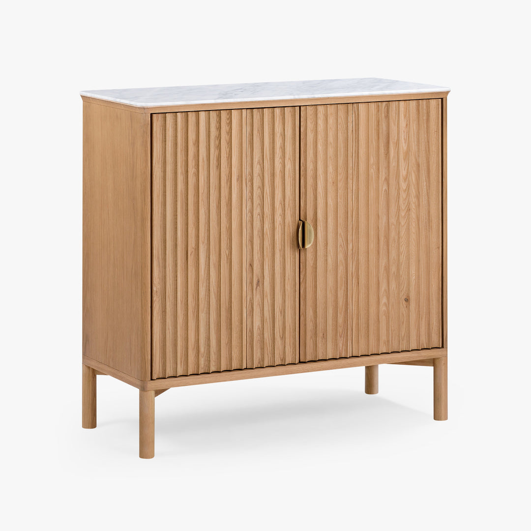Co.House Olive Reeded Cabinet