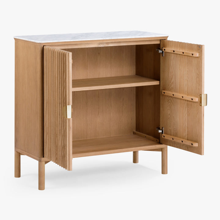 Co.House Olive Reeded Cabinet