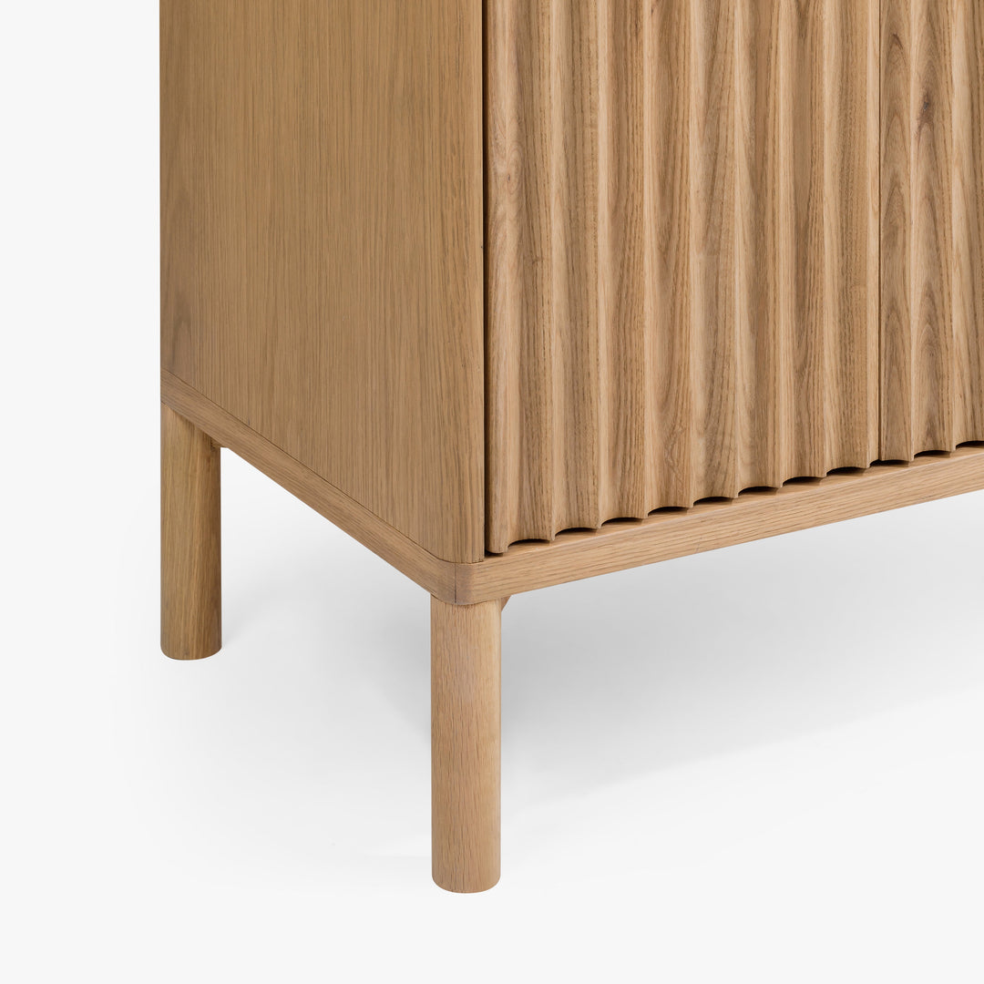 Co.House Olive Reeded Cabinet