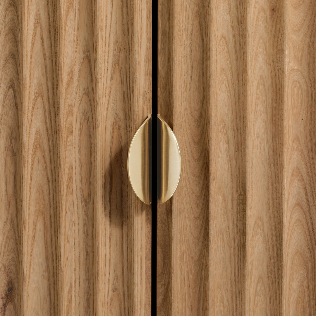 Co.House Olive Reeded Cabinet