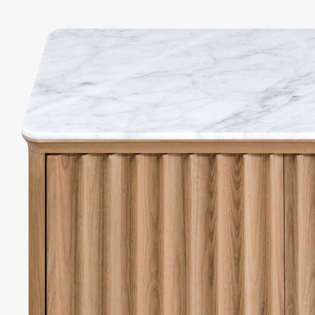 Co.House Olive Reeded Cabinet