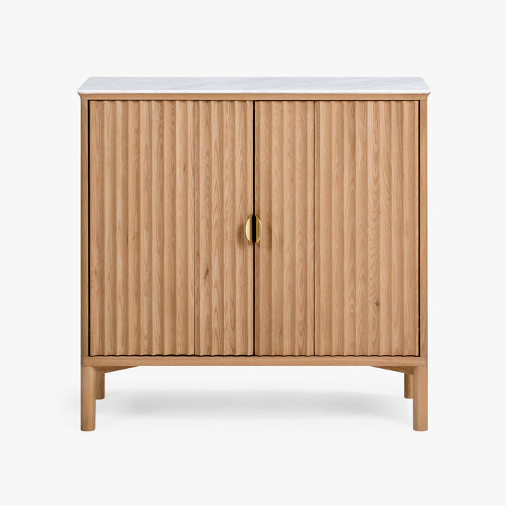 Co.House Olive Reeded Cabinet