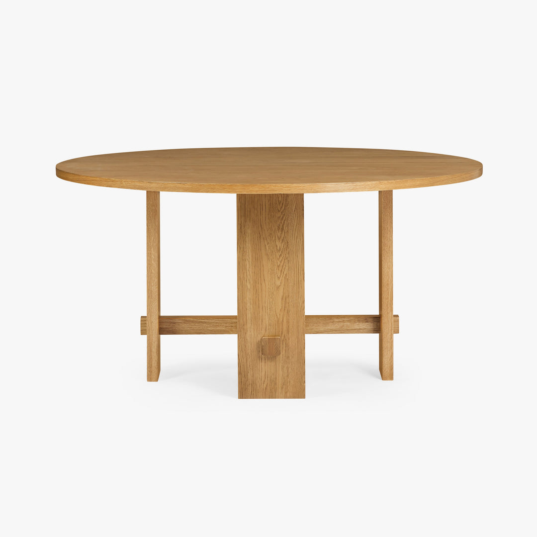 Co.House Saguaro Round Oak Dining Table