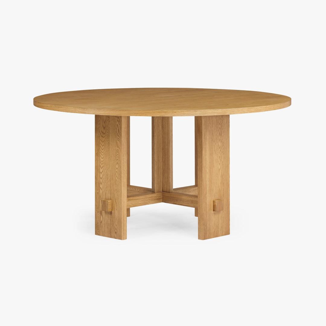 Co.House Saguaro Round Oak Dining Table