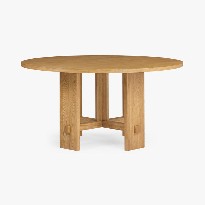 Co.House Saguaro Round Oak Dining Table