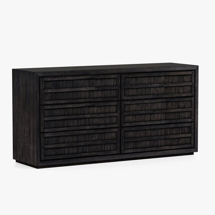 Buddy 6D Wide Dresser - Charcoal