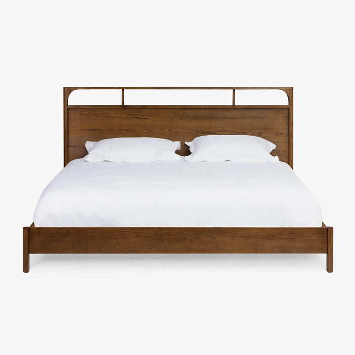 Cali Bed, Queen - Walnut