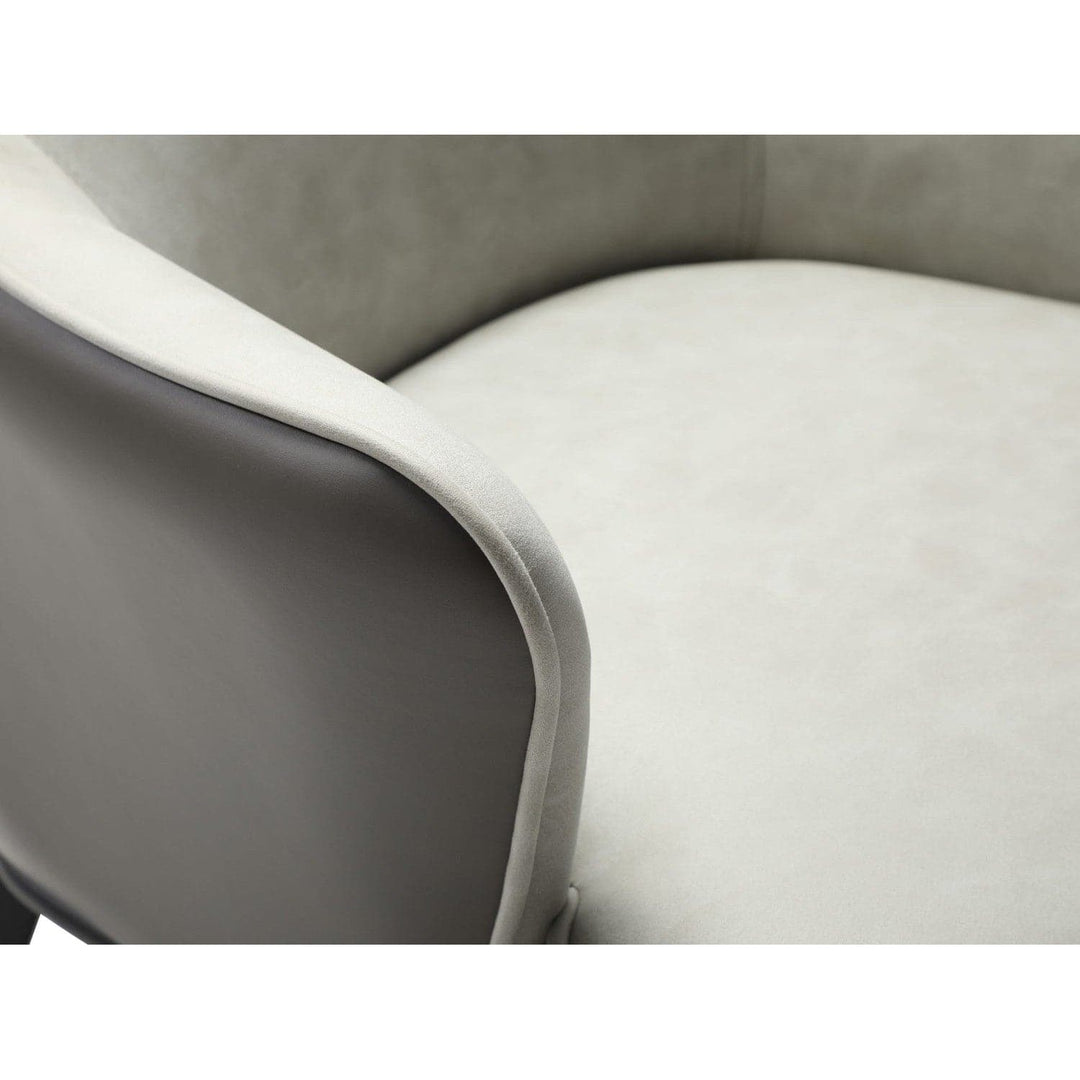 Sunizona Leisure Chair-Whiteline Modern Living-WHITELINE-CH1705FP-LGRY/DGRY-Lounge Chairs-4-France and Son