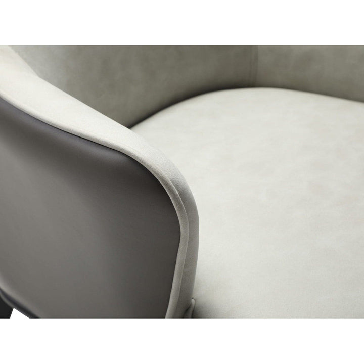 Sunizona Leisure Chair-Whiteline Modern Living-WHITELINE-CH1705FP-LGRY/DGRY-Lounge Chairs-4-France and Son