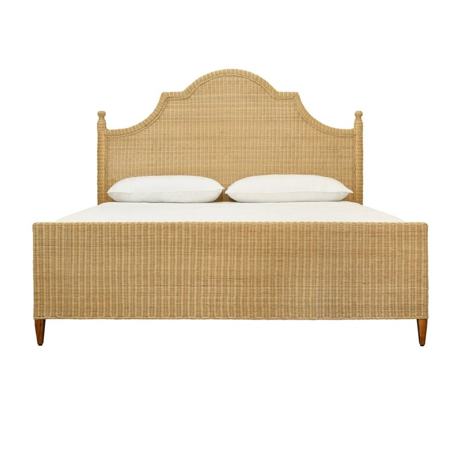 Beds Chamberlain Rattan Bed With Arched Headboard - King