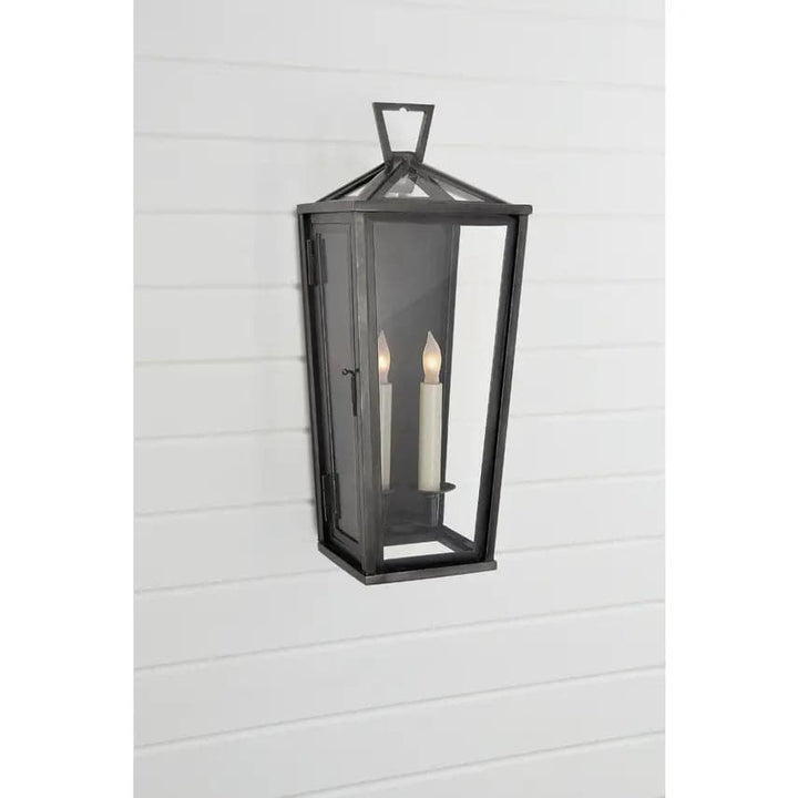 Larissa Small Tall 3/4 Wall Lantern