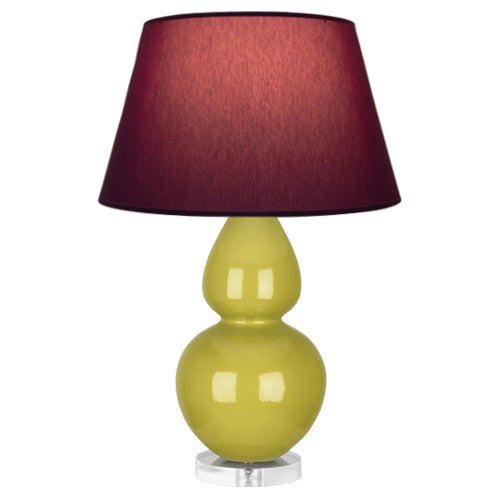 Citron Double Gourd Table Lamp-Robert Abbey Fine Lighting-ABBEY-CI23P-Table Lamps-1-France and Son