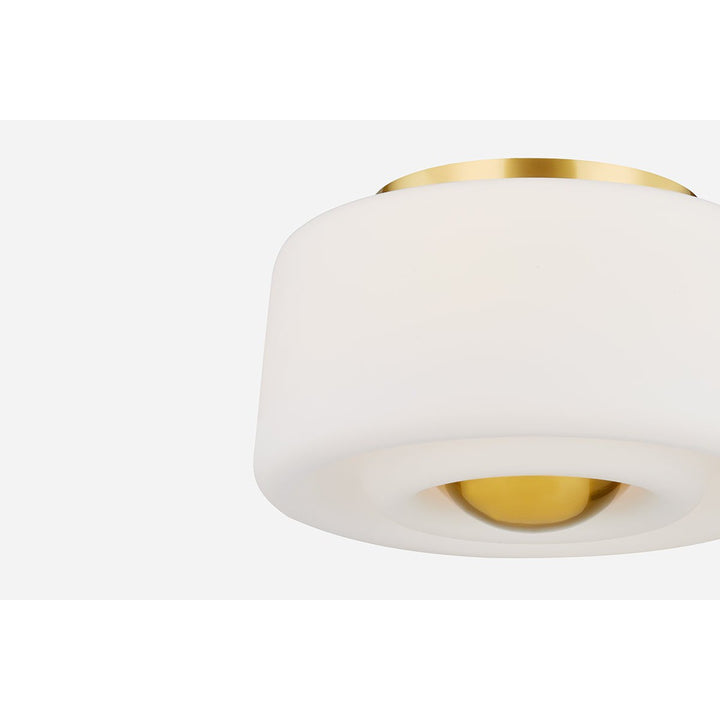 CIELA Flush Mount-Mitzi-HVL-H837502-AGB-Flush MountsAged Brass-1-France and Son