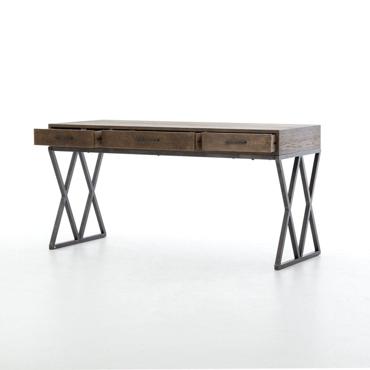 Carter Desk - Antique Brass Clad