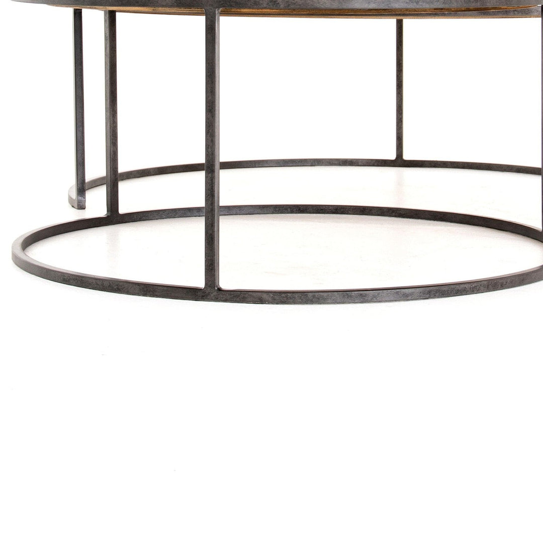 Catalina Nesting Coffee Table - Antique Copper Clad