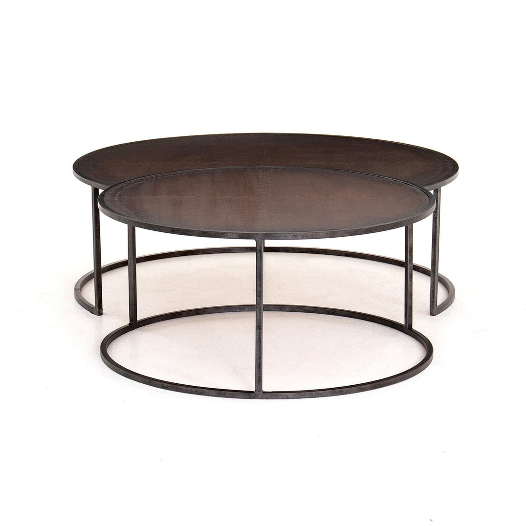 Catalina Nesting Coffee Table - Antique Copper Clad