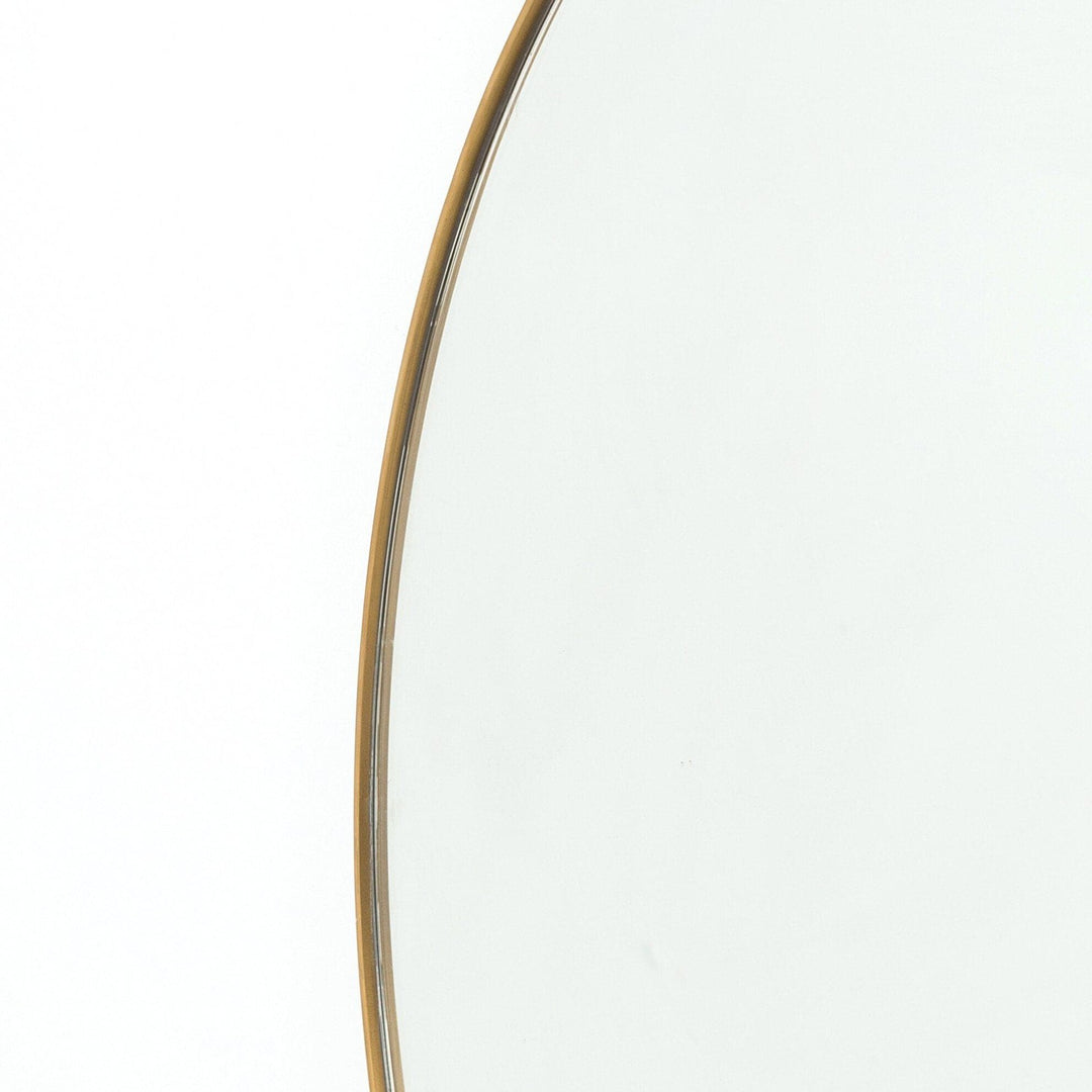 Eldridge Round Mirror - Polished Brass