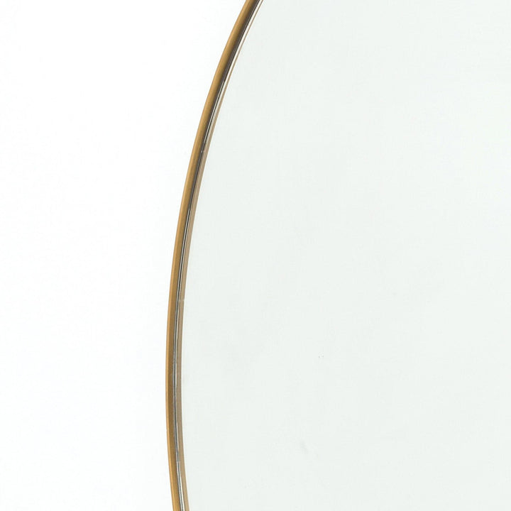 Eldridge Round Mirror - Polished Brass