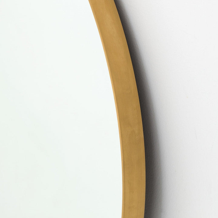 Eldridge Round Mirror - Polished Brass