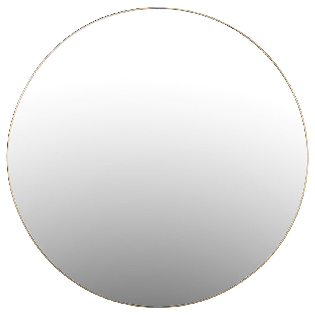 Eldridge Round Mirror - Polished Brass