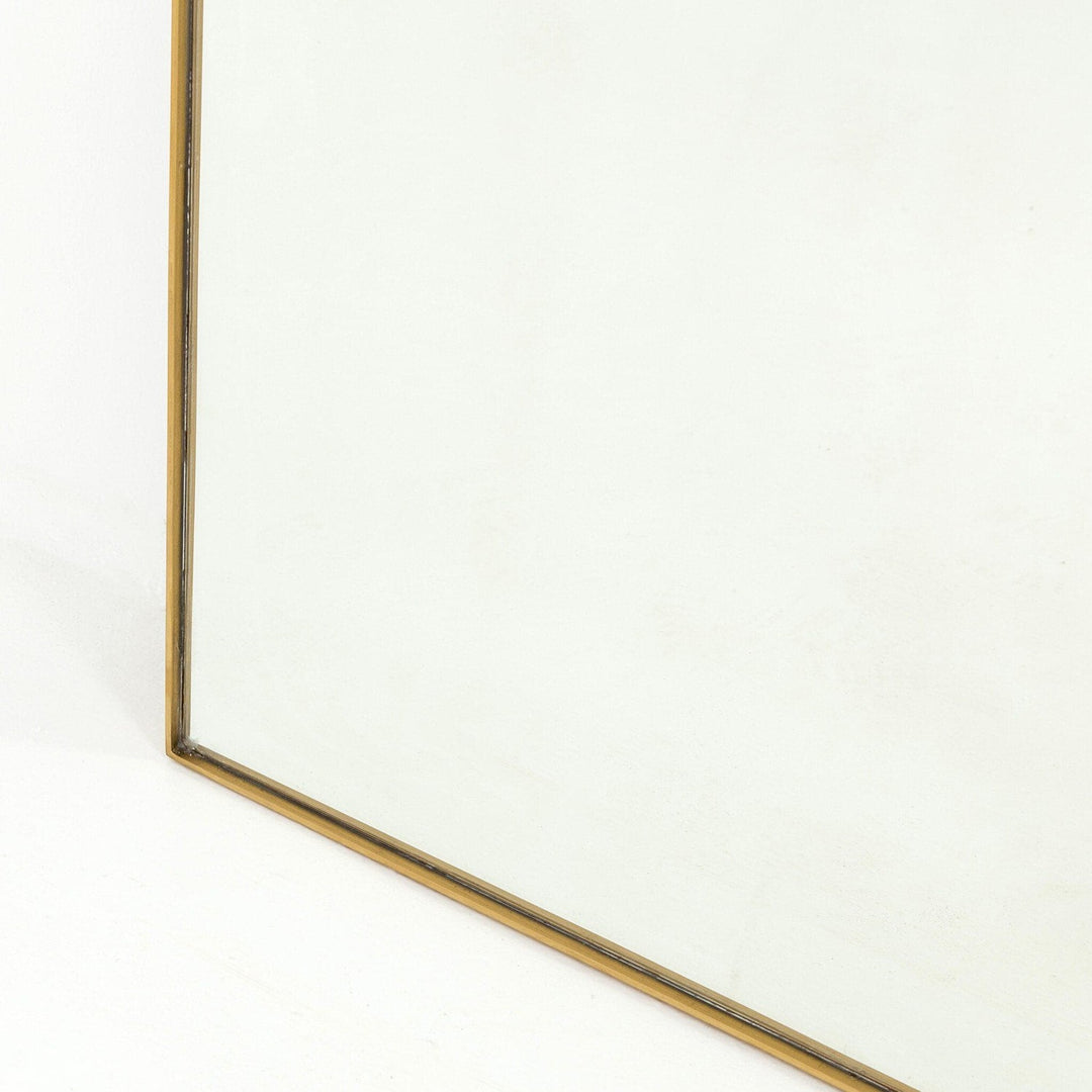 Eldridge Floor Mirror - Polished Brass