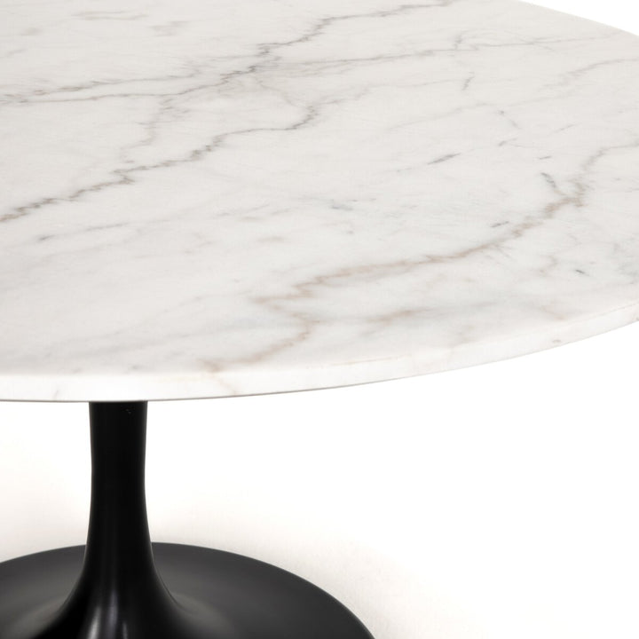 Lowell Dining Table - White Marble - 55"