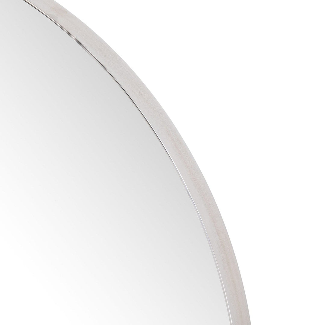 Eldridge Round Mirror - Shiny Steel