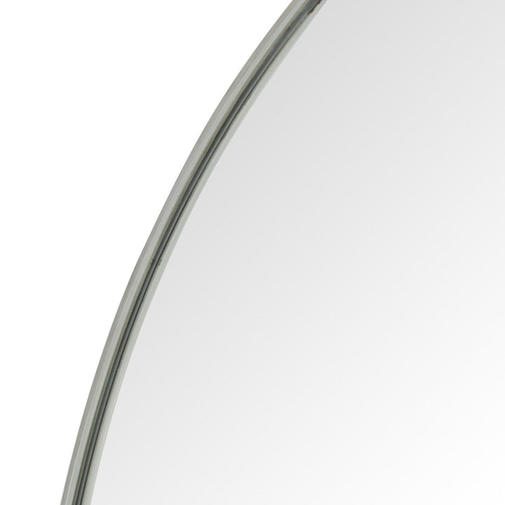 Eldridge Round Mirror - Shiny Steel