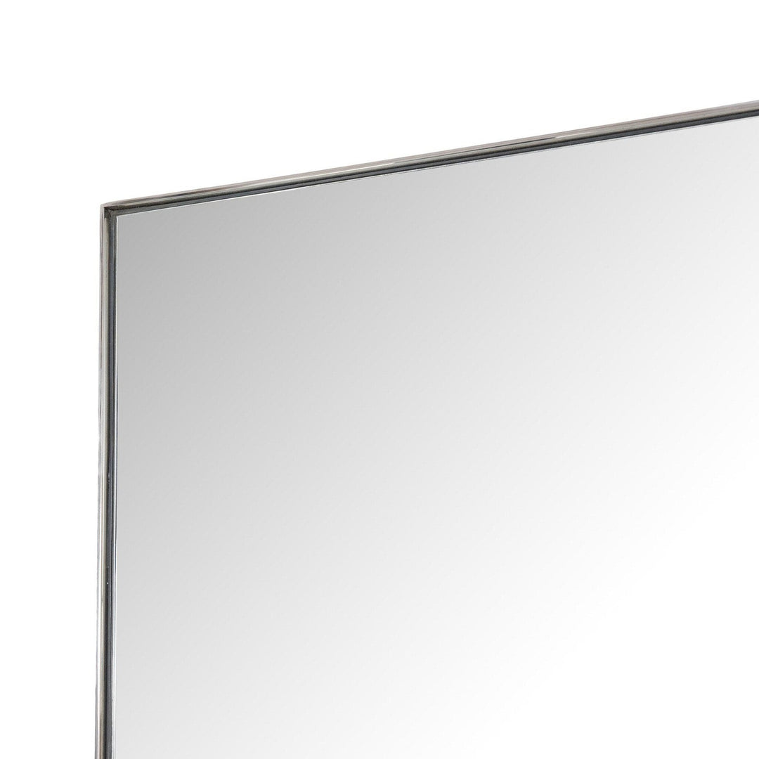 Eldridge Floor Mirror - Shiny Steel