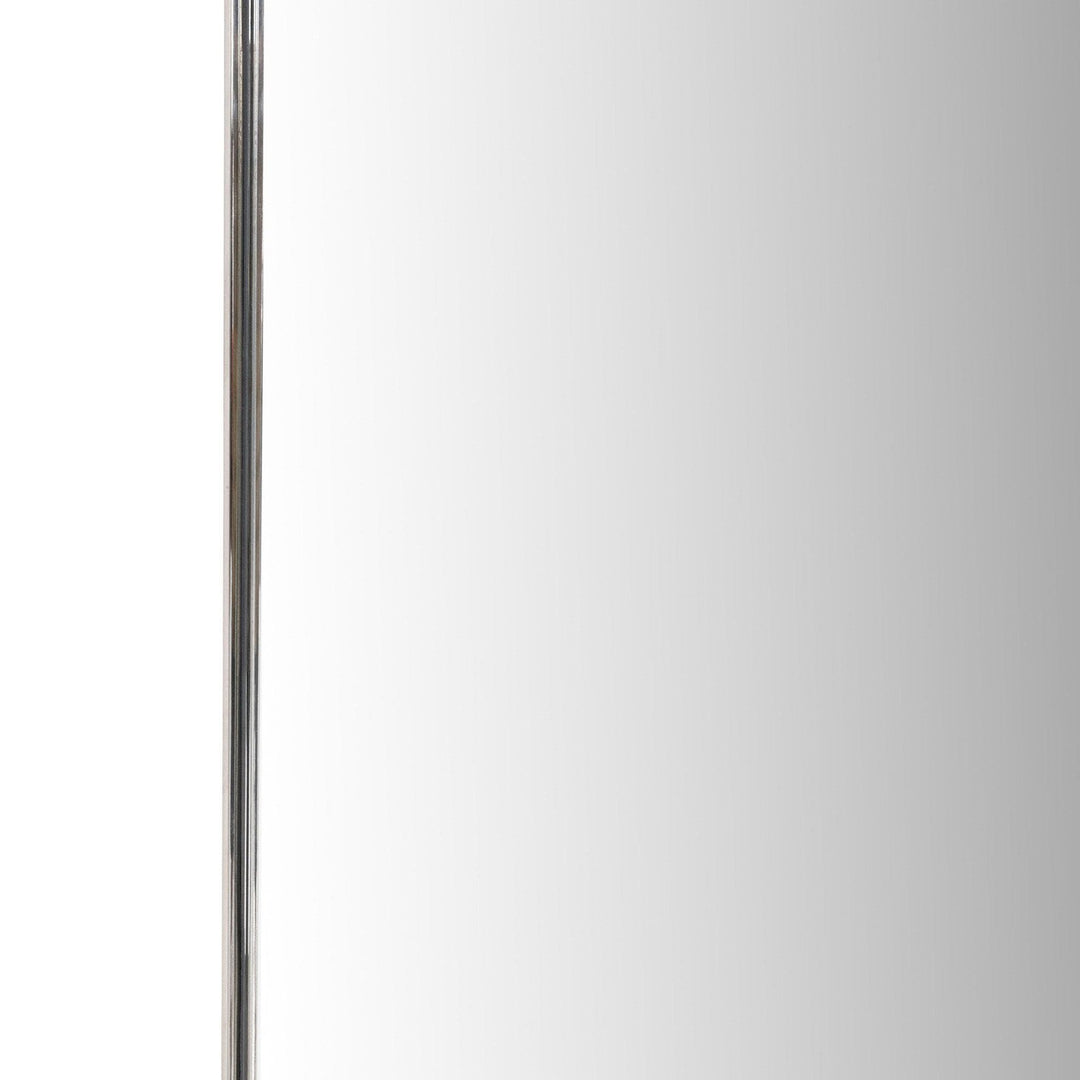 Eldridge Floor Mirror - Shiny Steel