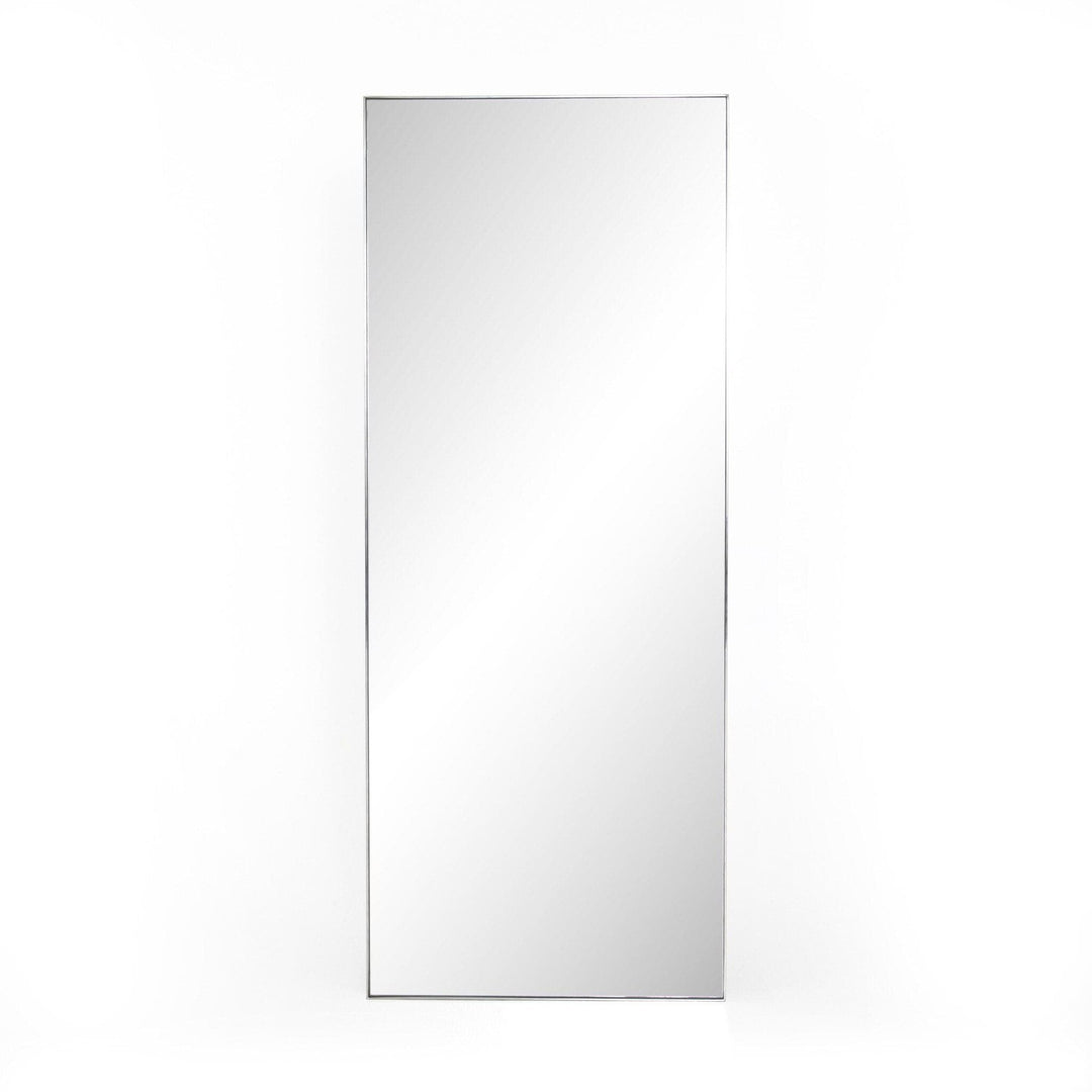 Eldridge Floor Mirror - Shiny Steel