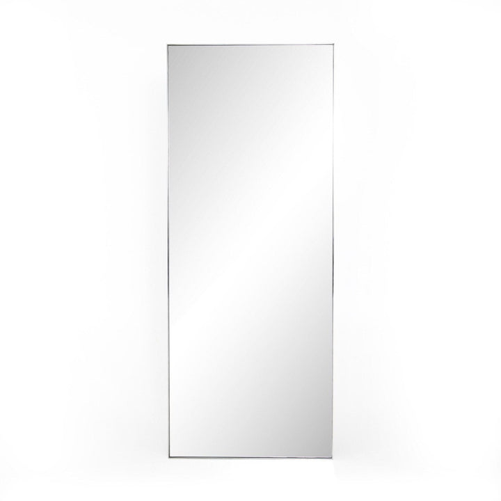 Eldridge Floor Mirror - Shiny Steel