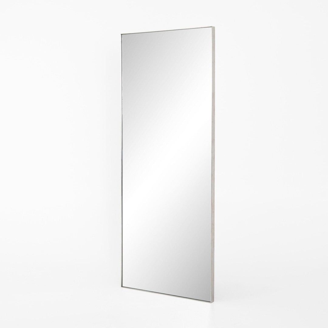 Eldridge Floor Mirror - Shiny Steel