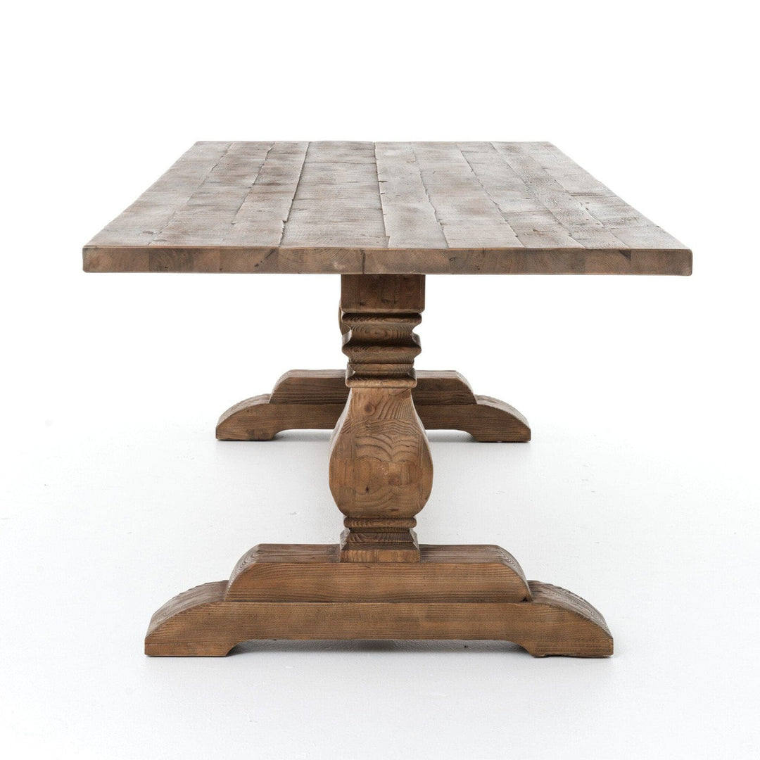 Easton Dining Table - Waxed Bleached Reclaimed Pine