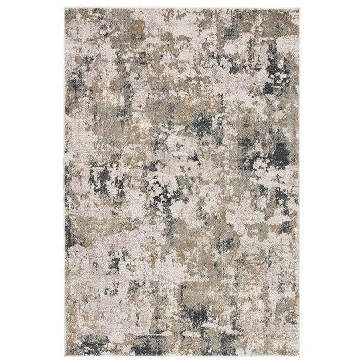 Jaipur Living Lynne Abstract White/ Slate Area Rug (12'X18')