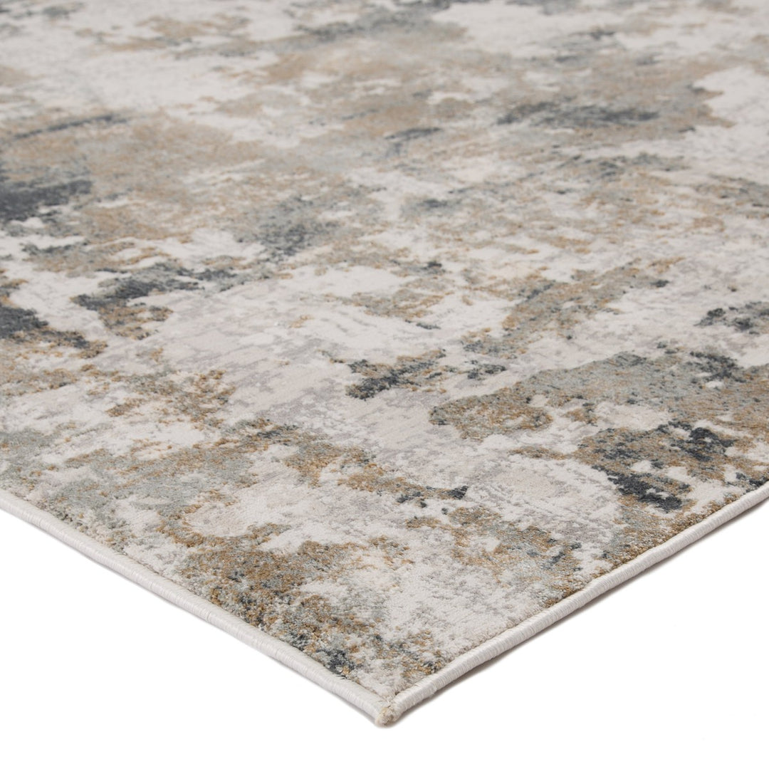 Jaipur Living Lynne Abstract White/ Slate Area Rug (12'X18')