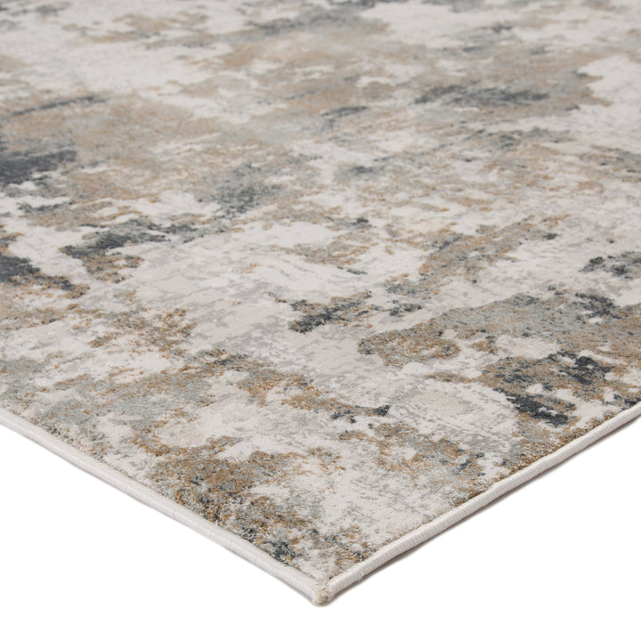 Jaipur Living Lynne Abstract White/ Slate Area Rug (11'10"X14')